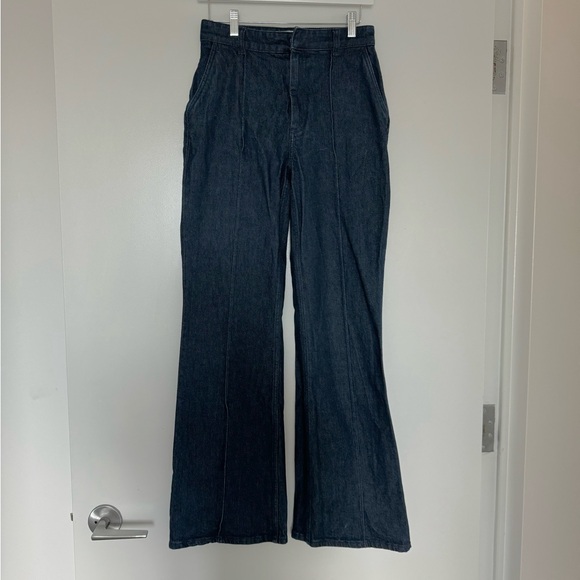 & Other Stories Flared Jeans in Mid Blue - Picture 4 of 8